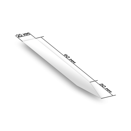 Бирка-колышек STI Group (20×120мм., Белый, Crystal, 1000шт.)